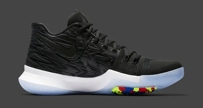 Kyrie 3 black on sale multicolor