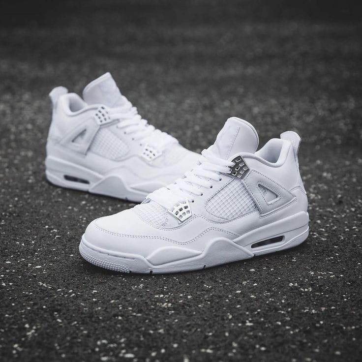 Air jordan cheap retro 4 blancas