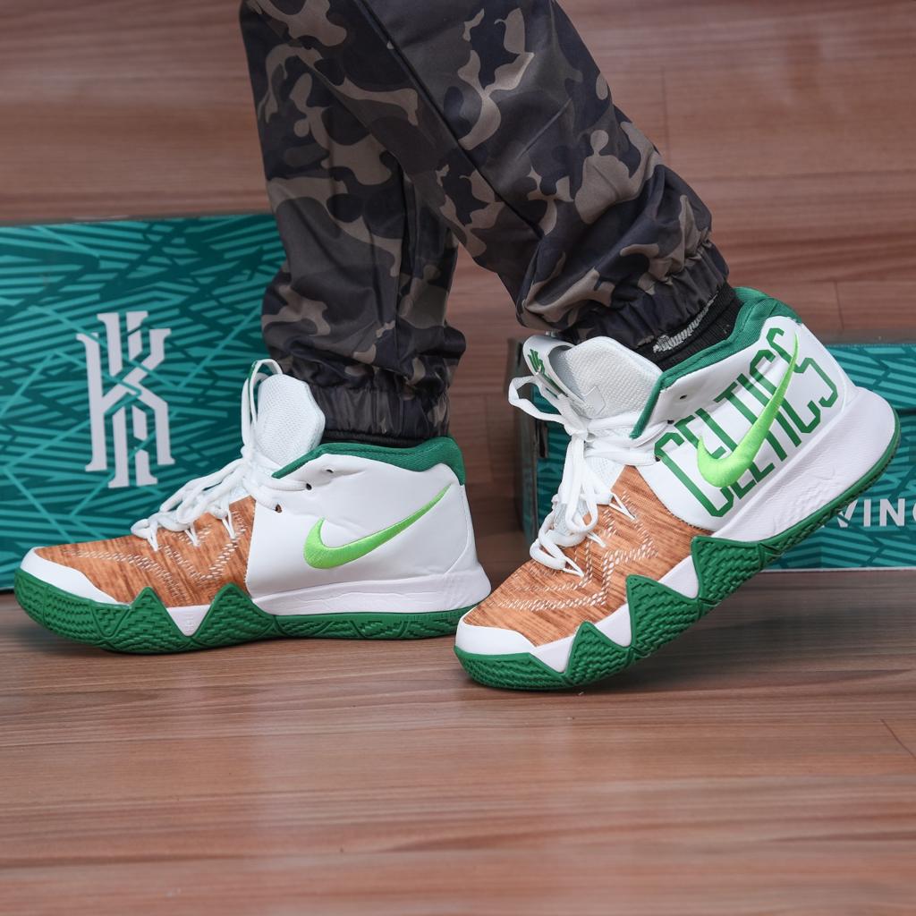 Nike kyrie 4 celtics on sale