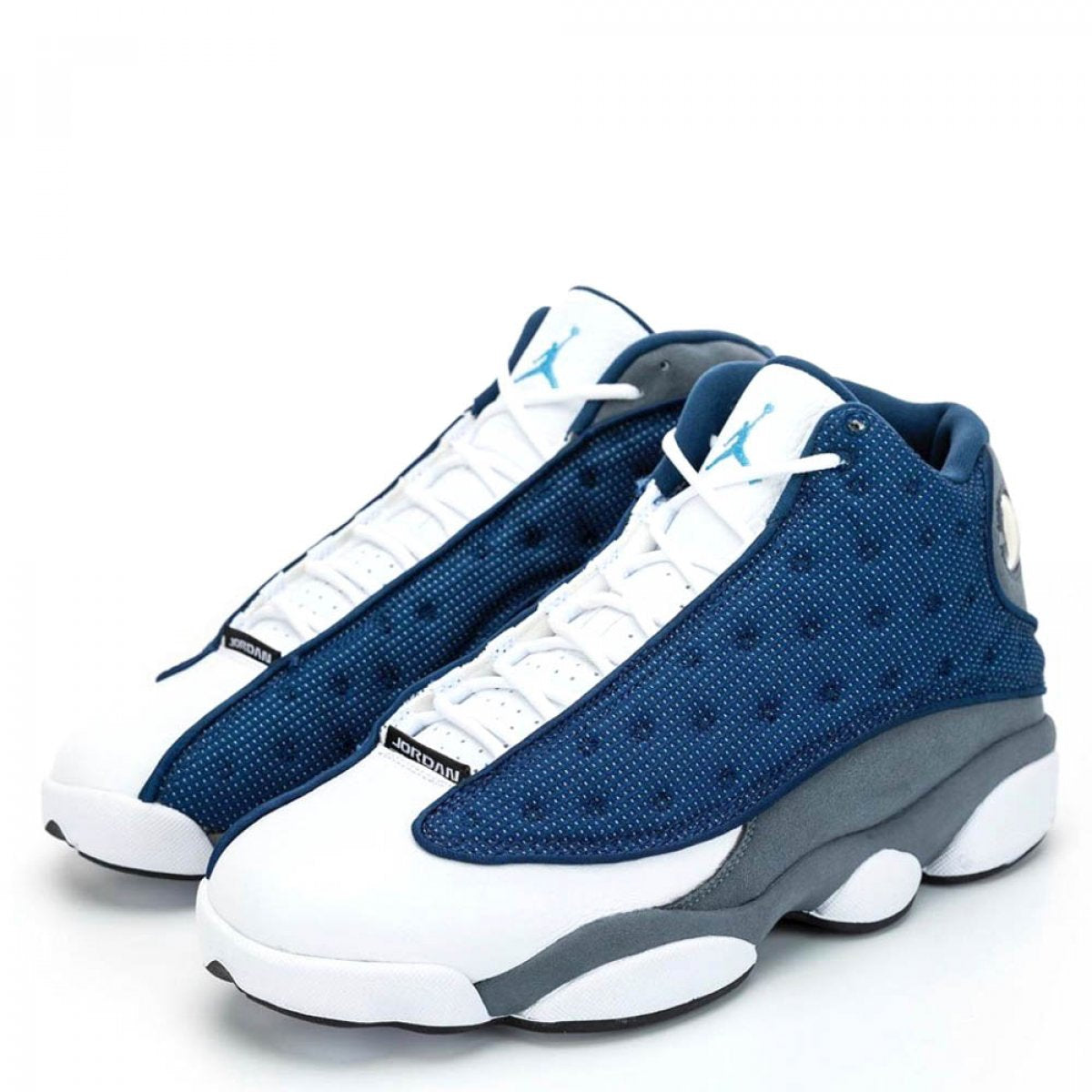 retro 13s white and blue